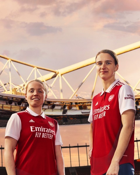 Arsenal Matchtröja Barn Hemma 2022-2023